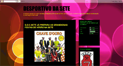 Desktop Screenshot of desportivoda7.blogspot.com