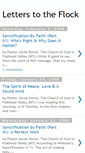 Mobile Screenshot of letterstotheflock.blogspot.com