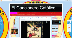 Desktop Screenshot of elcancionerocatolico.blogspot.com