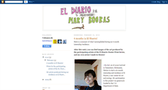 Desktop Screenshot of diariodemarybooras.blogspot.com