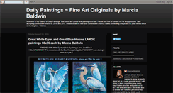 Desktop Screenshot of mbaldwinfineart.blogspot.com