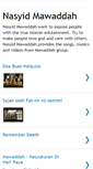 Mobile Screenshot of nasyidmawaddah.blogspot.com