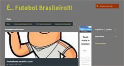 Desktop Screenshot of efutebolbrasileiro.blogspot.com