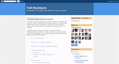 Desktop Screenshot of fulldisclojure.blogspot.com