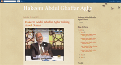 Desktop Screenshot of hakeemabdulghaffaragha.blogspot.com