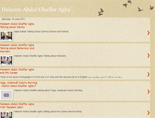 Tablet Screenshot of hakeemabdulghaffaragha.blogspot.com