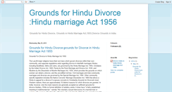 Desktop Screenshot of groundsfordivorceinindia.blogspot.com