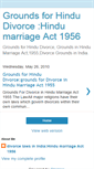 Mobile Screenshot of groundsfordivorceinindia.blogspot.com