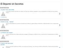 Tablet Screenshot of deportesinsecretos.blogspot.com