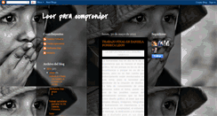 Desktop Screenshot of comprension1.blogspot.com