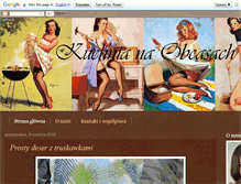 Tablet Screenshot of kuchnianaobcasach.blogspot.com