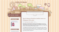 Desktop Screenshot of kurlasworld.blogspot.com