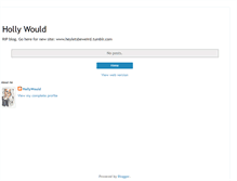 Tablet Screenshot of holly-williams.blogspot.com