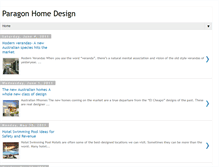 Tablet Screenshot of paragon-homedesigns.blogspot.com