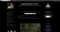 Desktop Screenshot of breaking-dawn-part-2-trailer.blogspot.com