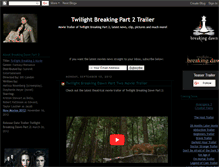 Tablet Screenshot of breaking-dawn-part-2-trailer.blogspot.com