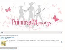 Tablet Screenshot of primrose-musings.blogspot.com