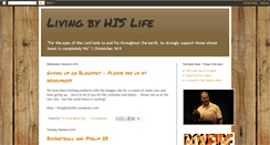 Desktop Screenshot of livingbyhislife.blogspot.com