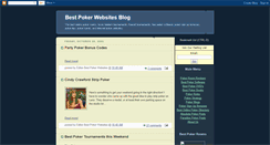 Desktop Screenshot of bestpokerwebsites.blogspot.com