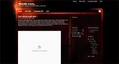Desktop Screenshot of malditomundoloco.blogspot.com
