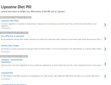 Tablet Screenshot of lipozene-diet.blogspot.com