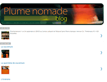 Tablet Screenshot of plumenomade.blogspot.com