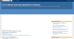 Desktop Screenshot of c-sharp-interviewquestions.blogspot.com