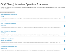 Tablet Screenshot of c-sharp-interviewquestions.blogspot.com