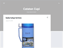 Tablet Screenshot of catatan-cupi.blogspot.com