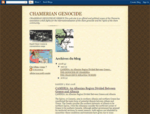 Tablet Screenshot of chameriangenocide.blogspot.com