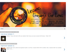 Tablet Screenshot of lessonsthroughthelens.blogspot.com