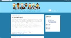 Desktop Screenshot of kidding-around.blogspot.com