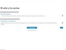 Tablet Screenshot of cocinandojuntos.blogspot.com