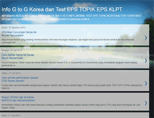 Tablet Screenshot of info-gtog-korea.blogspot.com