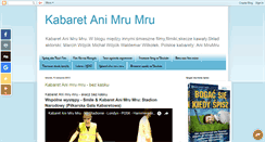 Desktop Screenshot of kabaret-ani-mru-mru.blogspot.com