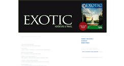 Desktop Screenshot of exoticadventureandtravelmagazine.blogspot.com