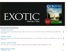 Tablet Screenshot of exoticadventureandtravelmagazine.blogspot.com