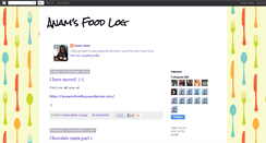 Desktop Screenshot of anamsfoodlog.blogspot.com