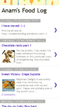 Mobile Screenshot of anamsfoodlog.blogspot.com