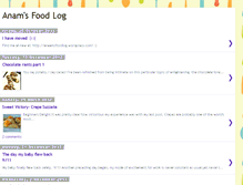 Tablet Screenshot of anamsfoodlog.blogspot.com