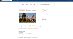 Desktop Screenshot of 1stfreecheerfundraiser.blogspot.com