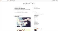 Desktop Screenshot of booksofcirce.blogspot.com