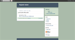 Desktop Screenshot of najeeb-aslam.blogspot.com