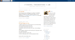 Desktop Screenshot of ichingthereforeiam.blogspot.com