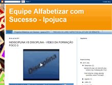 Tablet Screenshot of equipealfabetizarcomsucesso.blogspot.com
