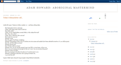 Desktop Screenshot of aboriginalmastermind.blogspot.com