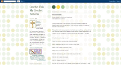 Desktop Screenshot of crochet-this.blogspot.com