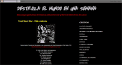 Desktop Screenshot of destrozaelmundoenunasemana.blogspot.com