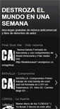 Mobile Screenshot of destrozaelmundoenunasemana.blogspot.com