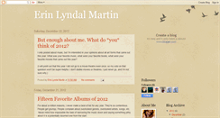 Desktop Screenshot of erinlyndalmartin.blogspot.com